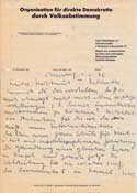 Brief von Beuys, Seite 1