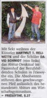 Reliwette, Pfeil und Abiturient